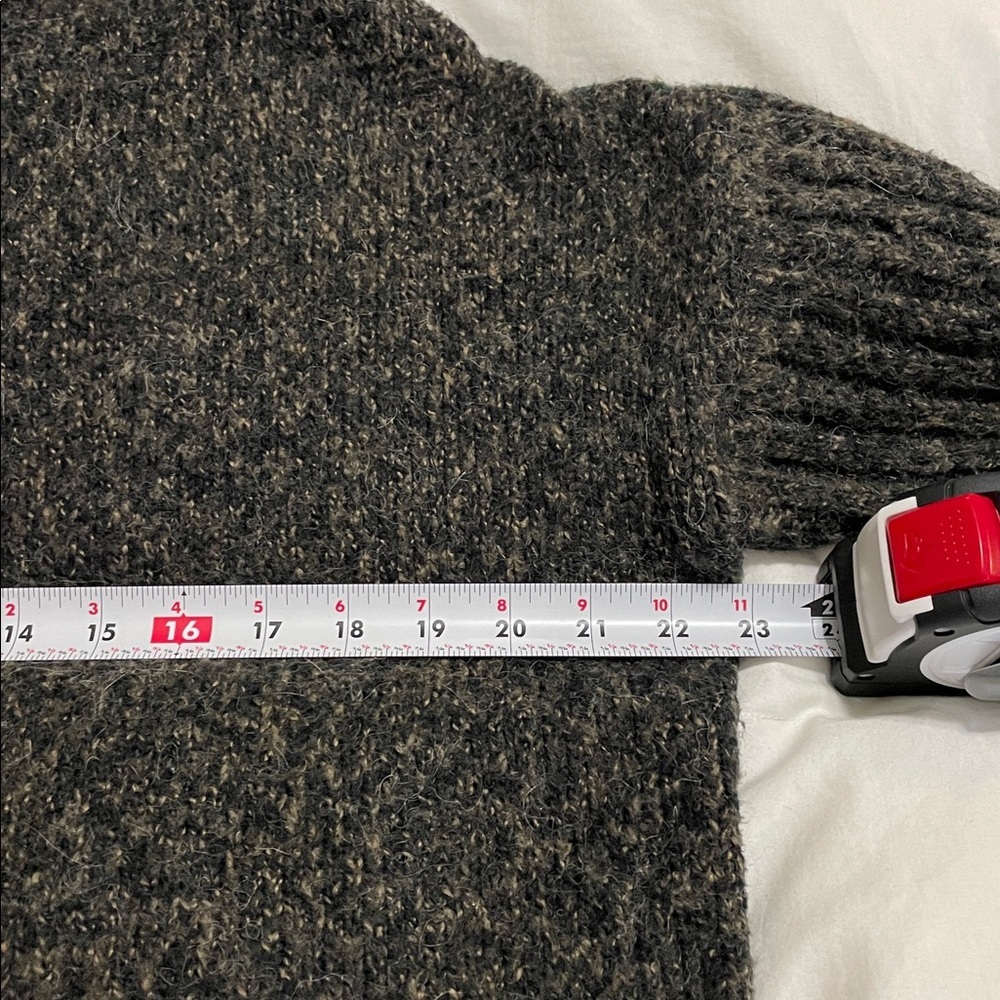 Backdrop | Oversized | Chunky | Cowl/Turtleneck | Black/Brown | Sweater | Size S - Picture 9 of 13